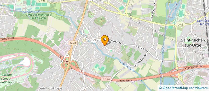 localisation de l'entreprise VERGERS D'ISSY à LINAS