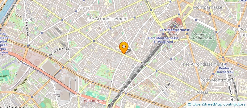 localisation de l'entreprise VERGERS DE L ILE à PARIS