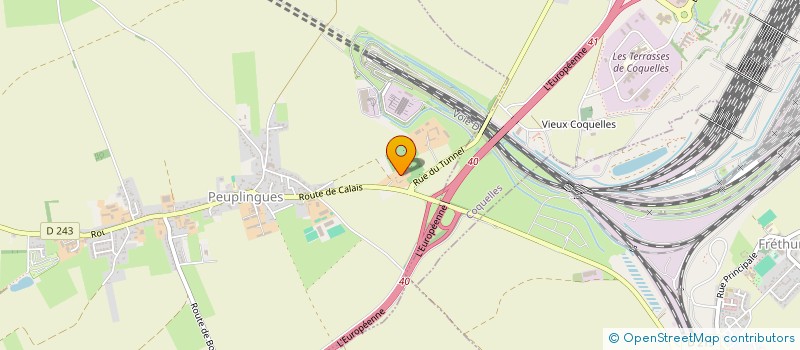 localisation de l'entreprise VERGERS DE LA BEUSSINGUE  PEUPLINGUES