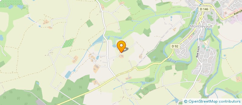 localisation de l'entreprise VERGERS DE LA PETITE MOINIE à MONTREVAULT-SUR-EVRE