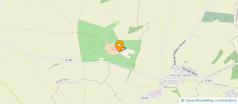 localisation de l'entreprise VERGERS DE SERU à RIBEMONT