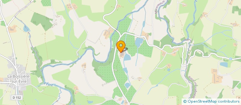 localisation de l'entreprise VERGERS DES MAUGES à MONTREVAULT-SUR-EVRE