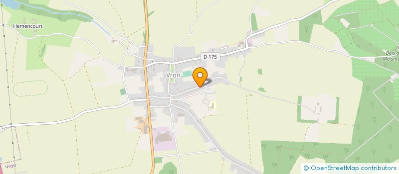 localisation de l'entreprise VERGERS DU FRANC PICARD  VRON