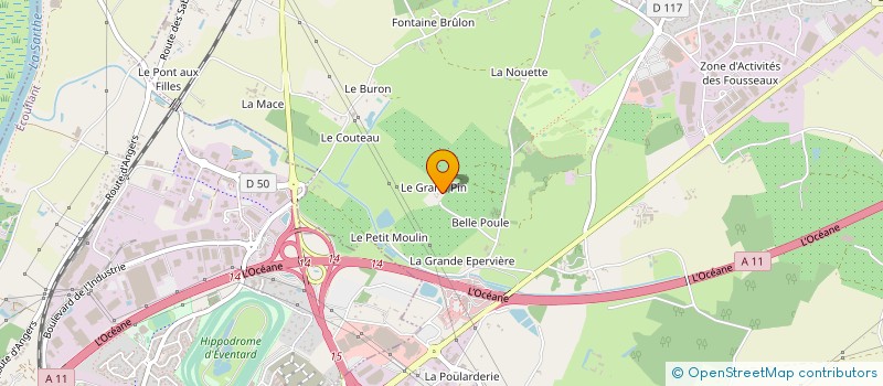 localisation de l'entreprise VERGERS DU GRAND PIN à VERRIERES-EN-ANJOU