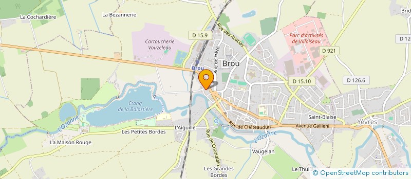 localisation de l'entreprise VERGERS DU LOIR à BROU