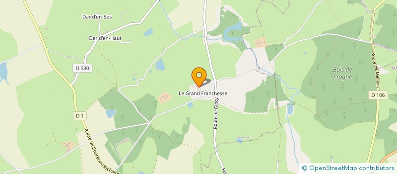 localisation de l'entreprise VERGERS DU NIVERNAIS à ROCLES