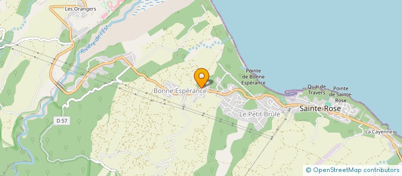 localisation de l'entreprise VERGERS LETCHIS à SAINTE-ROSE