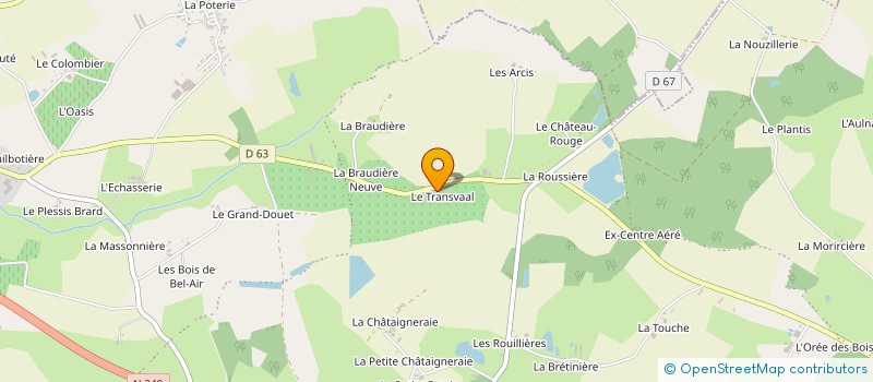 localisation de l'entreprise VERGERS TRANSVAAL à SEVREMOINE