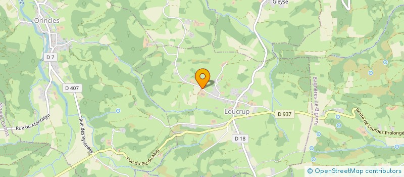 localisation de l'entreprise VERGES  LOUCRUP