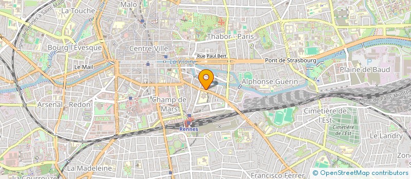 localisation de l'entreprise VERGIE IMMOBILIER  RENNES