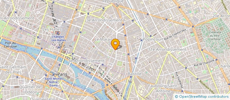 localisation de l'entreprise VERGIER DOUBLET MALAHEL  PARIS