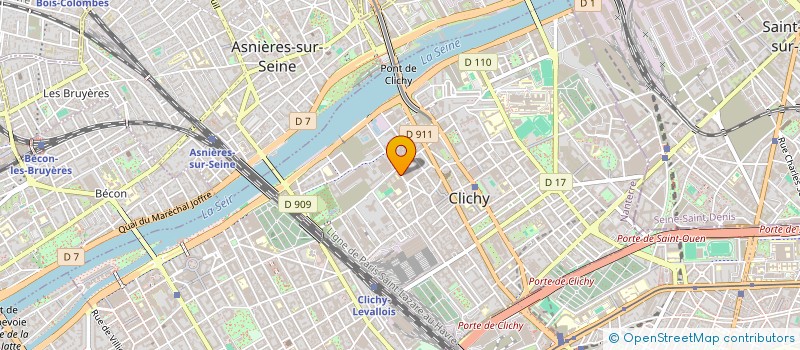 localisation de l'entreprise VERGIO CONSULTING à CLICHY