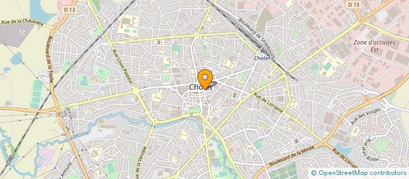 localisation de l'entreprise VERGLAS à CHOLET