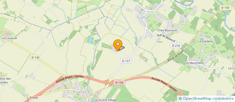 localisation de l'entreprise VERGNAUD & CO  LUCHAT