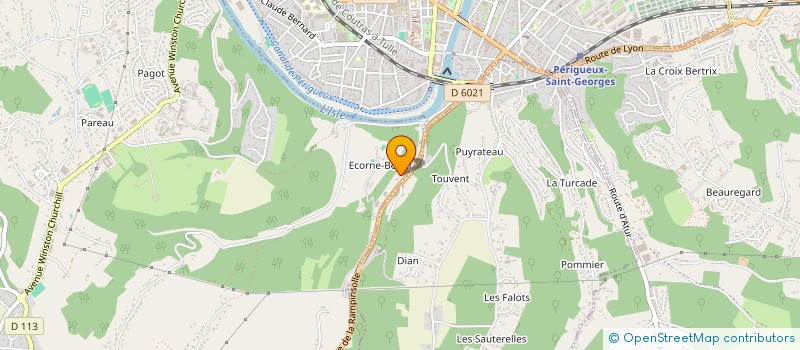 localisation de l'entreprise VERGNAUD EVENEMENTS  COULOUNIEIX-CHAMIERS