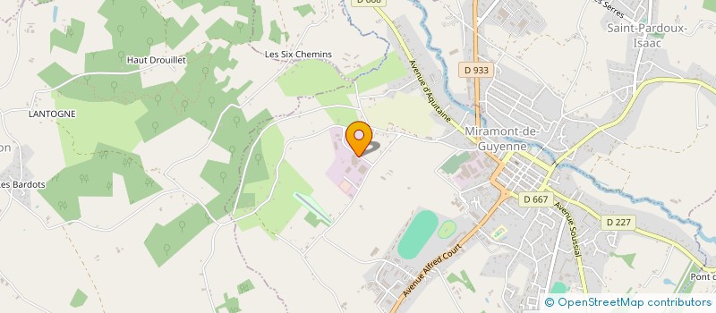localisation de l'entreprise VERGNE CONSTRUCTION à MIRAMONT-DE-GUYENNE