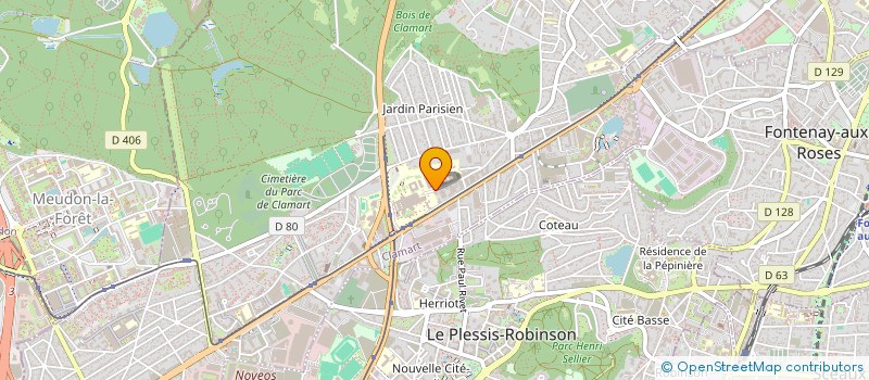localisation de l'entreprise VERGNE COURTAGE ET PATRIMOINE à CLAMART