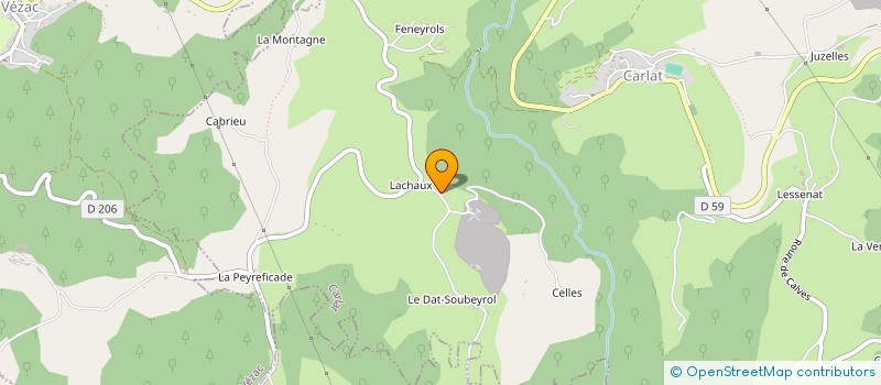 localisation de l'entreprise VERGNE FRERES à CARLAT
