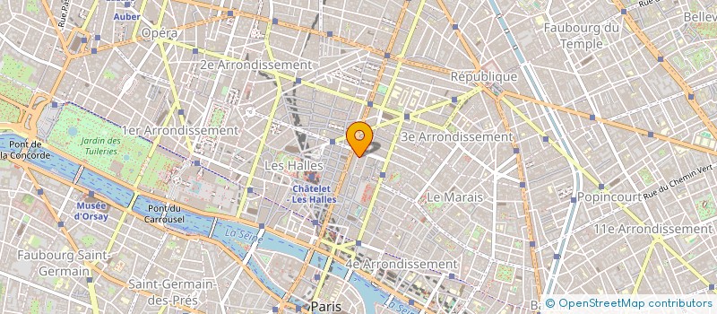 localisation de l'entreprise VERGNES ASOCIES M V A à PARIS