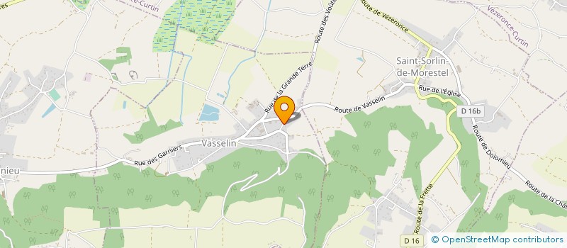 localisation de l'entreprise VERGNES BERTHOLET BARDAGE  VASSELIN