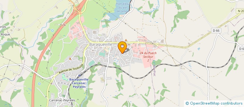 localisation de l'entreprise VERGNES ENVIRONNEMENT à BARAQUEVILLE