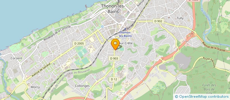 localisation de l'entreprise VERGNOLE NETTOYAGE à THONON-LES-BAINS
