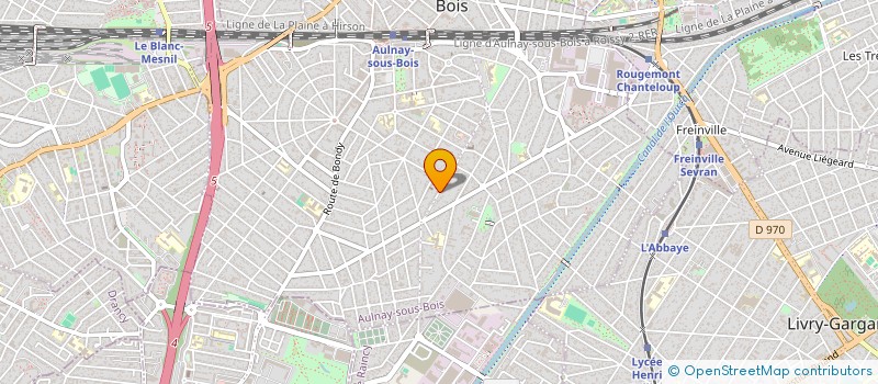 localisation de l'entreprise VERGNOLLE LNV  AULNAY-SOUS-BOIS