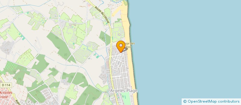 localisation de l'entreprise VERGOTE à ARGELES-SUR-MER
