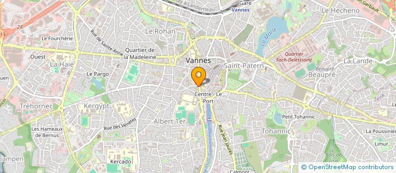 localisation de l'entreprise VERGOTE BOUTON à VANNES
