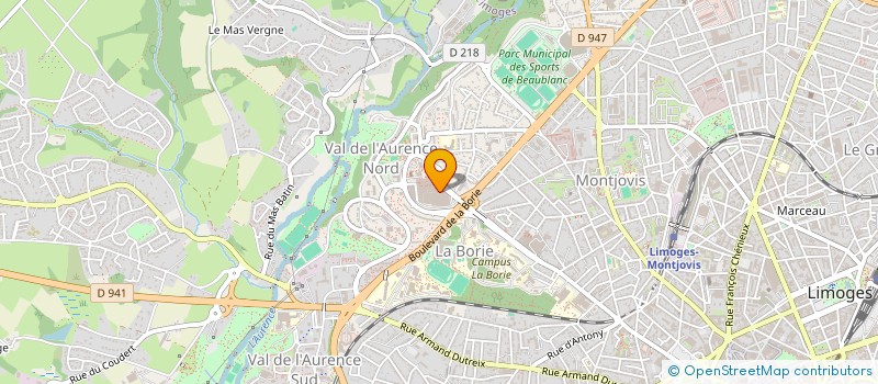localisation de l'entreprise VERHAEGEN ARDOLI à LIMOGES