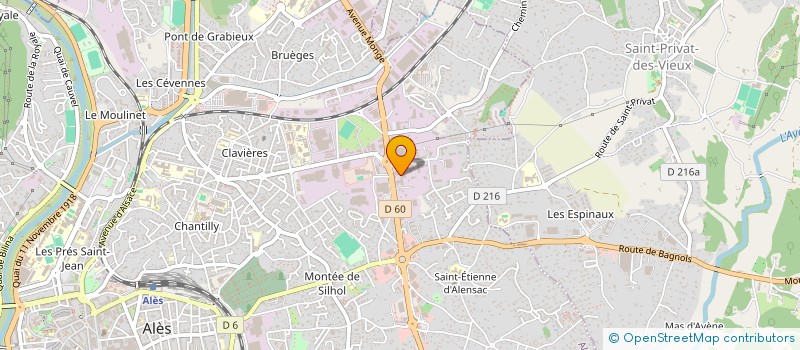 localisation de l'entreprise VERHAEGHE P.ENGINEERING & TRADING à ALES
