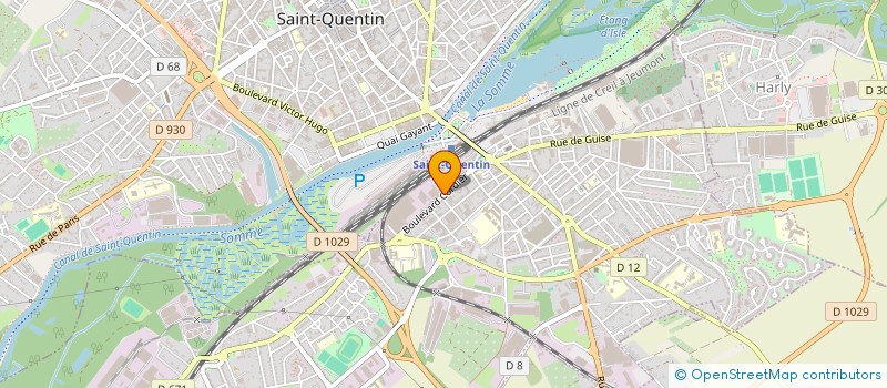 localisation de l'entreprise VERHEYDE à SAINT-QUENTIN