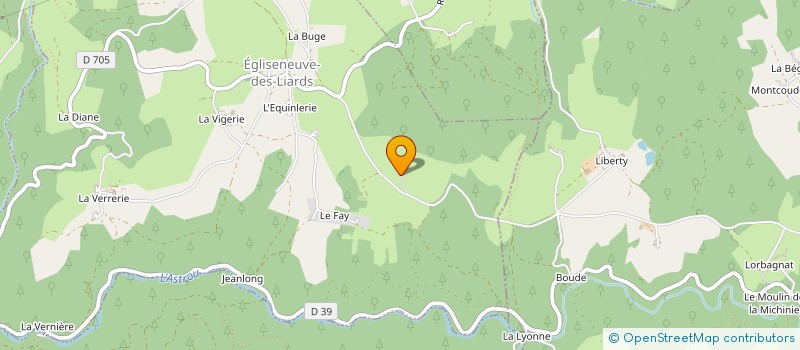 localisation de l'entreprise VERHOEVE WALTER URSEM ASTRID  EGLISENEUVE-DES-LIARDS