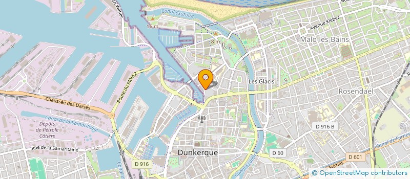localisation de l'entreprise VERHOEVEN BUREAUX à DUNKERQUE