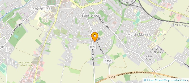 localisation de l'entreprise VERI MAC BATIMENT  CAMBRAI