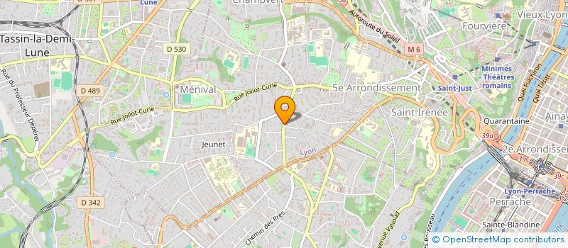 localisation de l'entreprise VERIC  LYON