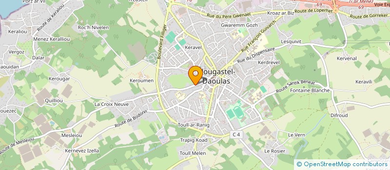 localisation de l'entreprise VERICA  PLOUGASTEL-DAOULAS