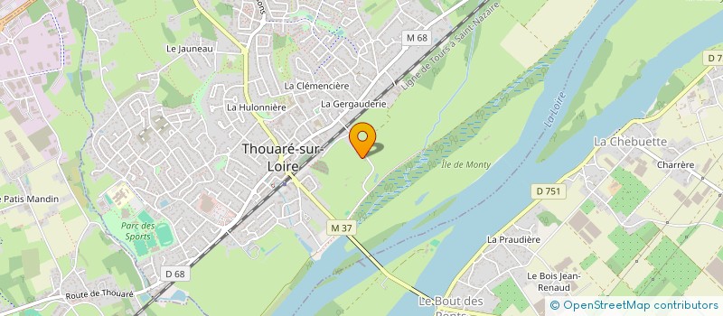 localisation de l'entreprise VERICLOLETI  THOUARE-SUR-LOIRE