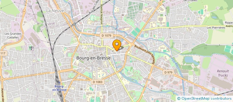 localisation de l'entreprise VERICO à BOURG-EN-BRESSE