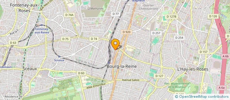 localisation de l'entreprise VERICOM EUROPE à BOURG-LA-REINE