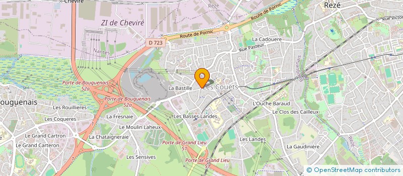 localisation de l'entreprise VERIDER ANNEREAU INDIVISION  BOUGUENAIS