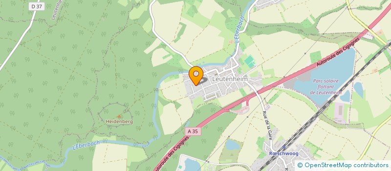 localisation de l'entreprise VERIDIAG  LEUTENHEIM