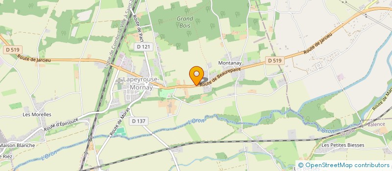 localisation de l'entreprise VERIDIS HOLDING  LAPEYROUSE-MORNAY