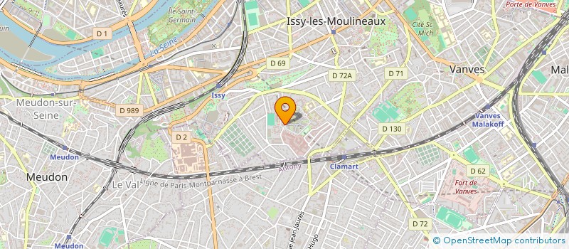 localisation de l'entreprise VERIDROPE à ISSY-LES-MOULINEAUX