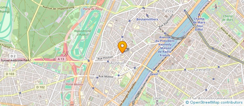 localisation de l'entreprise VERIF-DETTES à PARIS