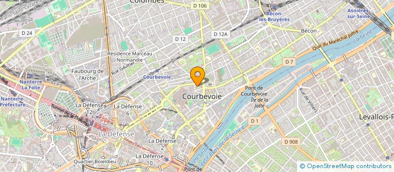 localisation de l'entreprise VERIFCOIN à COURBEVOIE