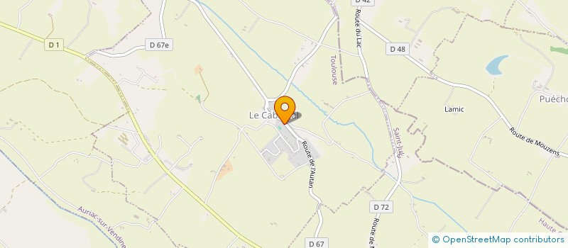 localisation de l'entreprise VERIFICATION ET ENTRETIEN MATERIEL INCENDIE à LE CABANIAL