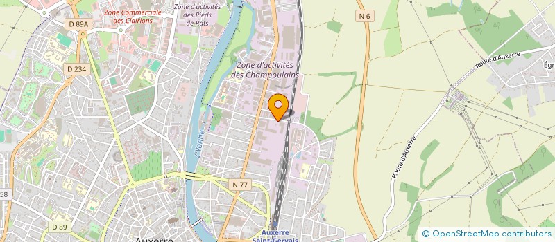 localisation de l'entreprise VERIFICATION ETUDES METRE à AUXERRE