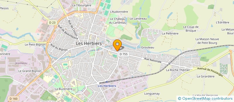 localisation de l'entreprise VERIFICATION GENERALE PERIODIQUE SERVICES  LES HERBIERS