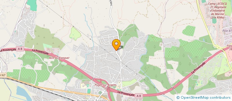 localisation de l'entreprise VERIFYNTECH à PUGET-SUR-ARGENS